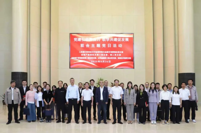 黨建引領(lǐng)聚合力 聯(lián)學(xué)共建促發(fā)展&mdash;&mdash;集團(tuán)機(jī)關(guān)黨支部與人民銀行青海省分行、招商銀行部分黨支部共同開展主題黨日活動